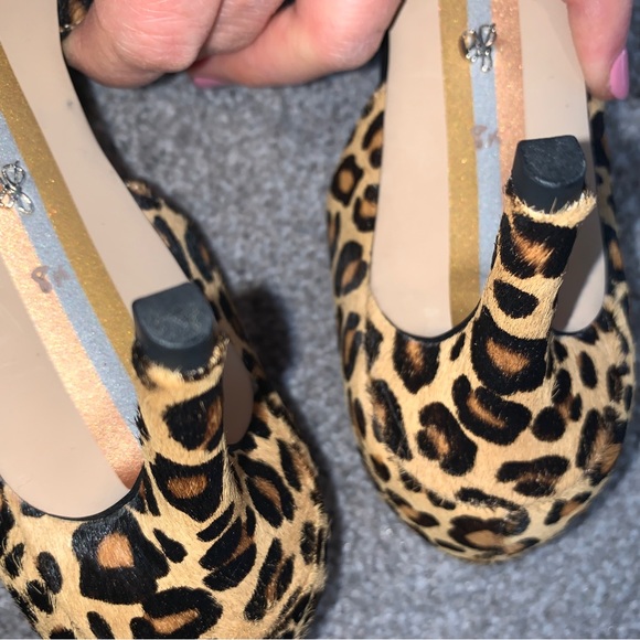 Sam Edelman Jaina Leopard Print Heels Size 8.5 - Picture 8 of 10